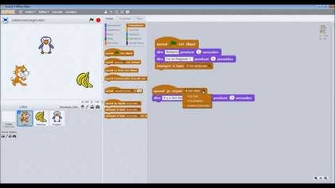 Envoyer des messages entre les lutins avec Scratch