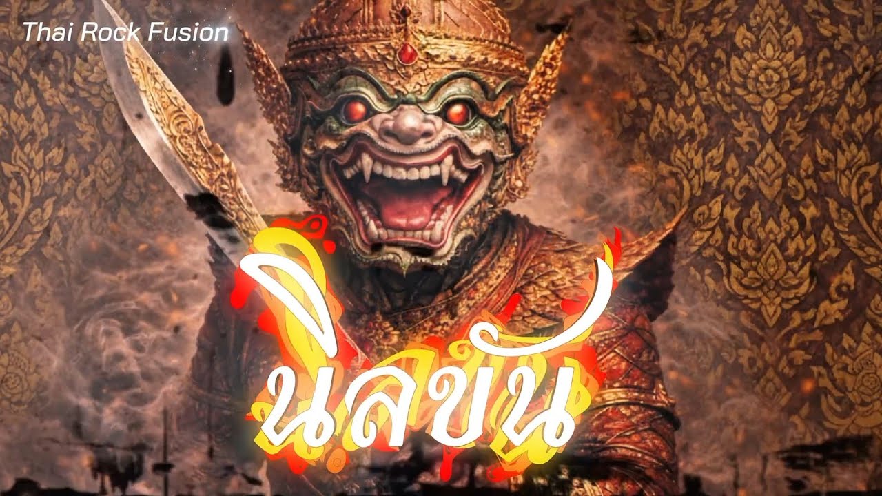 นิลขัน - Thai Rock Fusion [Official Lyrics] ทหารเอกชั้นแนวหน้าของทัพพระราม หนึ่งในวานร 18 มงกุฎ