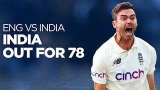 🔥 India bowled OUT for 78 IN FULL | England v India 2021 | Headingley