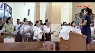 Lagu Terimalah Persembahan Kami ya Tuhan👉Koor Umat Mautapaga di Ende, Flores