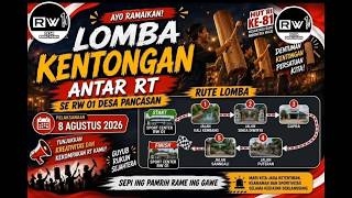 Lomba Kentongan wilayah RW 01 Desa Pancasan