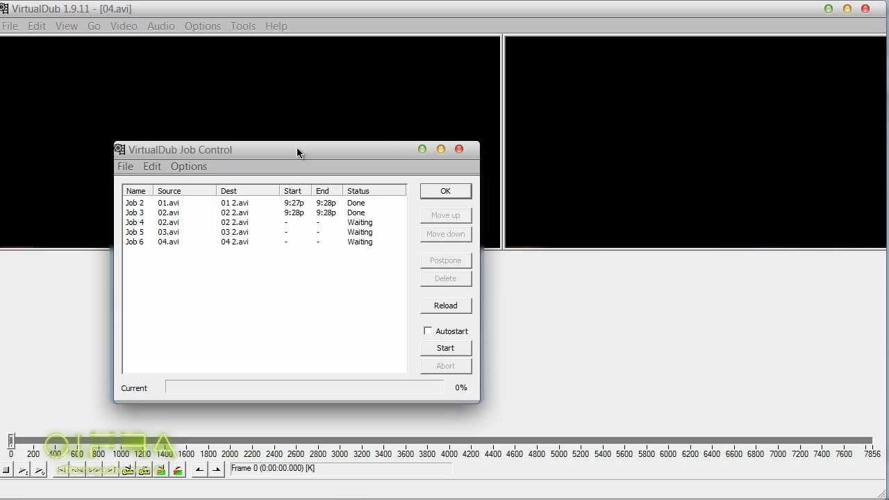 Пакетная обработка в VirtualDub - YouTube