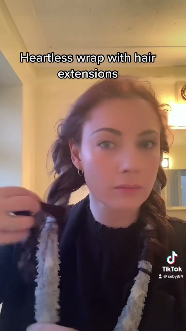 No Heat Curls Wrap Curls Robe Curls With Extensions YouTube Oar2