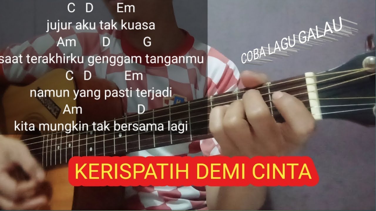 Chord gitar demi cinta Kerispatih kunci gitar gampang banget YouTube