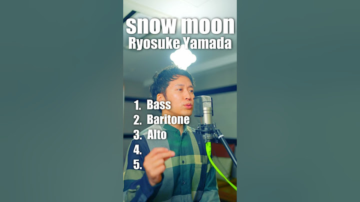 【アカペラ5声】Ryosuke Yamada「snow moon」 #shorts