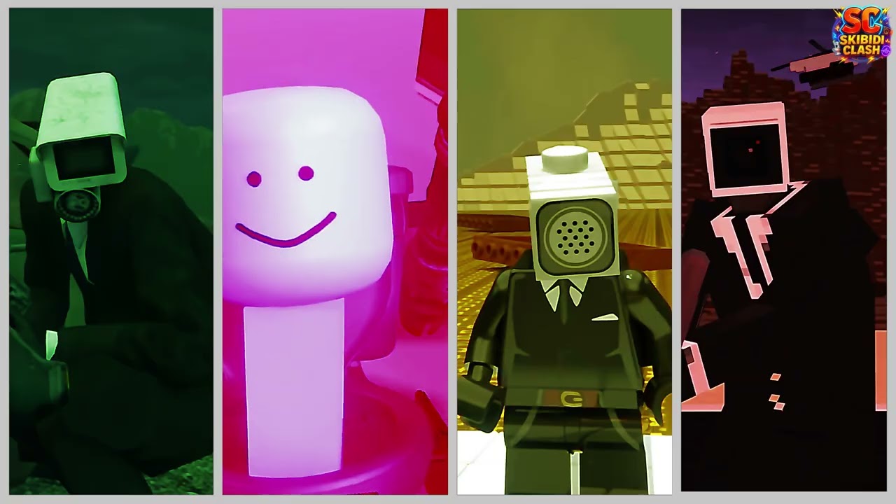 SKIBIDI TOILET ORIGINAL vs MINECRAFT vs ROBLOX vs LEGO 😱 | FULL MULTIVERSE BATTLE | EPISODE 66