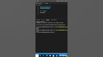 Python Strings | Python #shorts