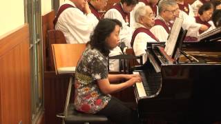 艋舺教會0419禮拜周安玲老師奉獻曲(306A首)：Glory to His Name