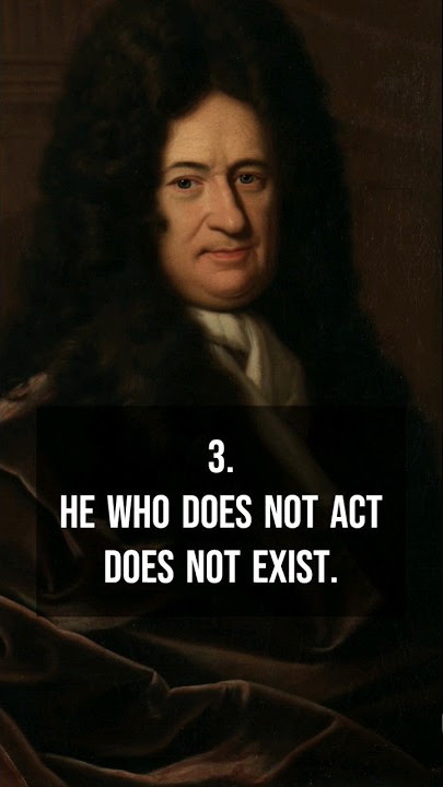 5 Provoking Quotes From Gottfried Wilhelm Leibniz #inspiration #motivation #lifelessons