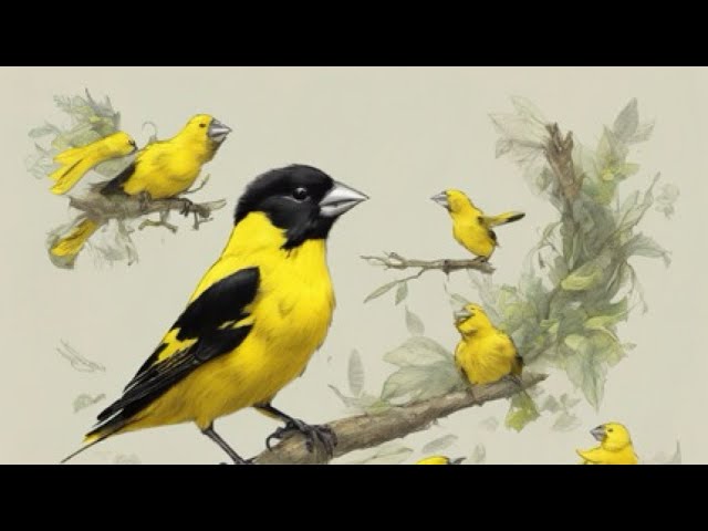 Yellow Bellied Siskin Bird class=