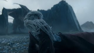 Rhaena Tries To Control Sheepstealer Scene - House Of The Dragon Season 3 Ep 1 Scene Recap