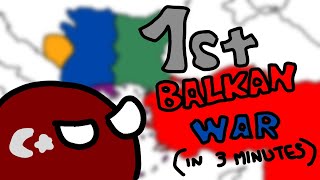 1ST BALKAN WAR IN 3 MINUTES (COUNTRYBALLS)