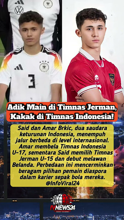 2 Saudara Keturunan Indonesia Bela Negara Berbeda! #timnasindonesia #fyp