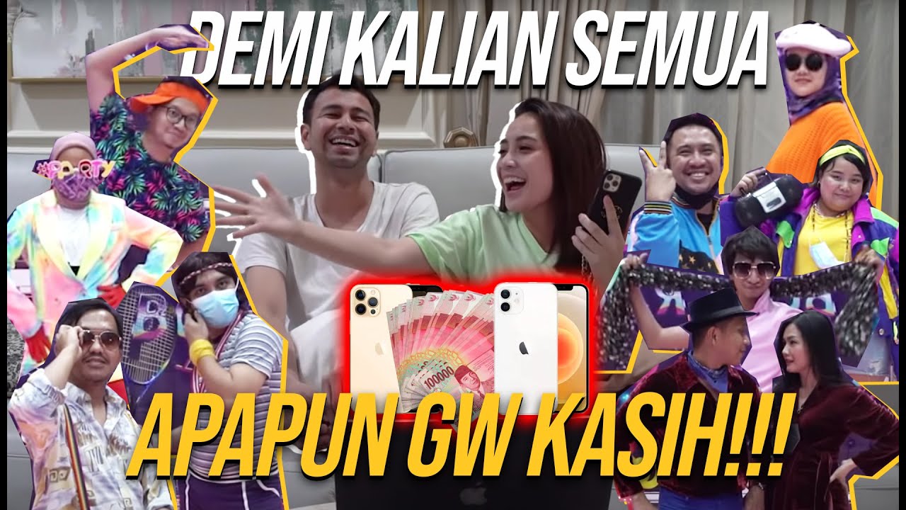 RAFFI GIGI BALIK KASIH HADIAH BUAT KARYAWAN RANS DI HARI ULANG TAHUN.....