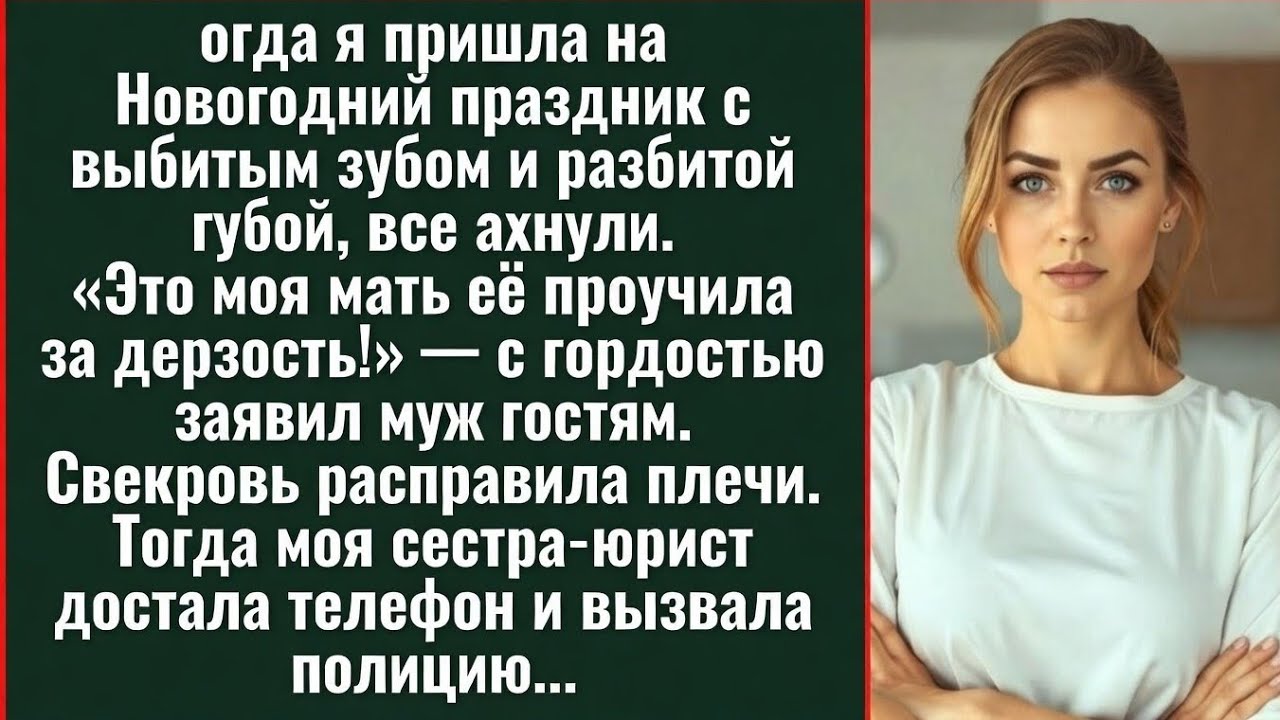 Это Моя Мать Её Проучила За Дерзость! Гордо Заявил Муж На Новогоднем Празднике, Показывая На Мой...
