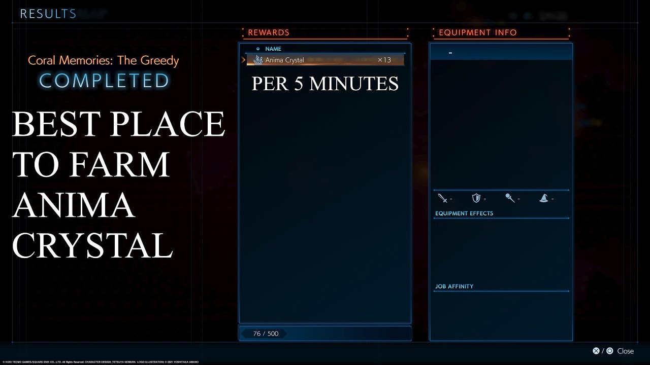 Stranger of Paradise Final Fantasy Origin - Best Place To Farm Anima Crystal (PS 5)