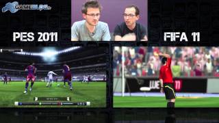 Test vidéo FIFA 11 vs PES 2011
