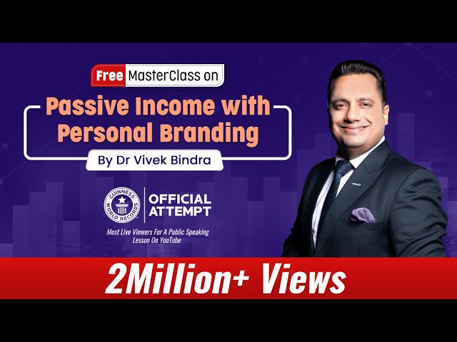 Biggest Seminar On Passive Income | Guinness World Records Attempt | 60 Strategies | Dr Vivek Bindra