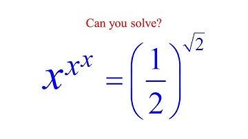 How to solve the exponential equation | Olympiad Question | Math Olympiad Challenge