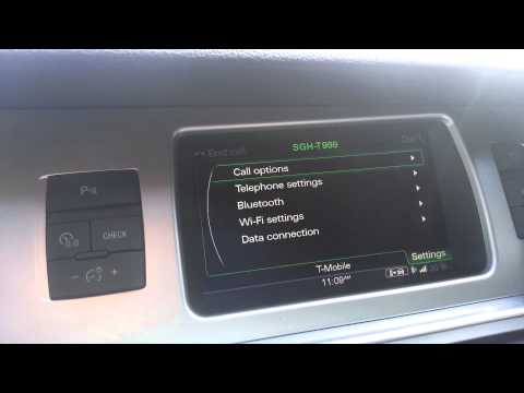 Audi MMI Blue Tooth Audio Streaming