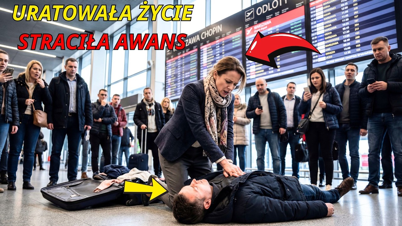 Pielęgniarka spóźniła się na lot po awans, by uratować umierającego mężczyznę