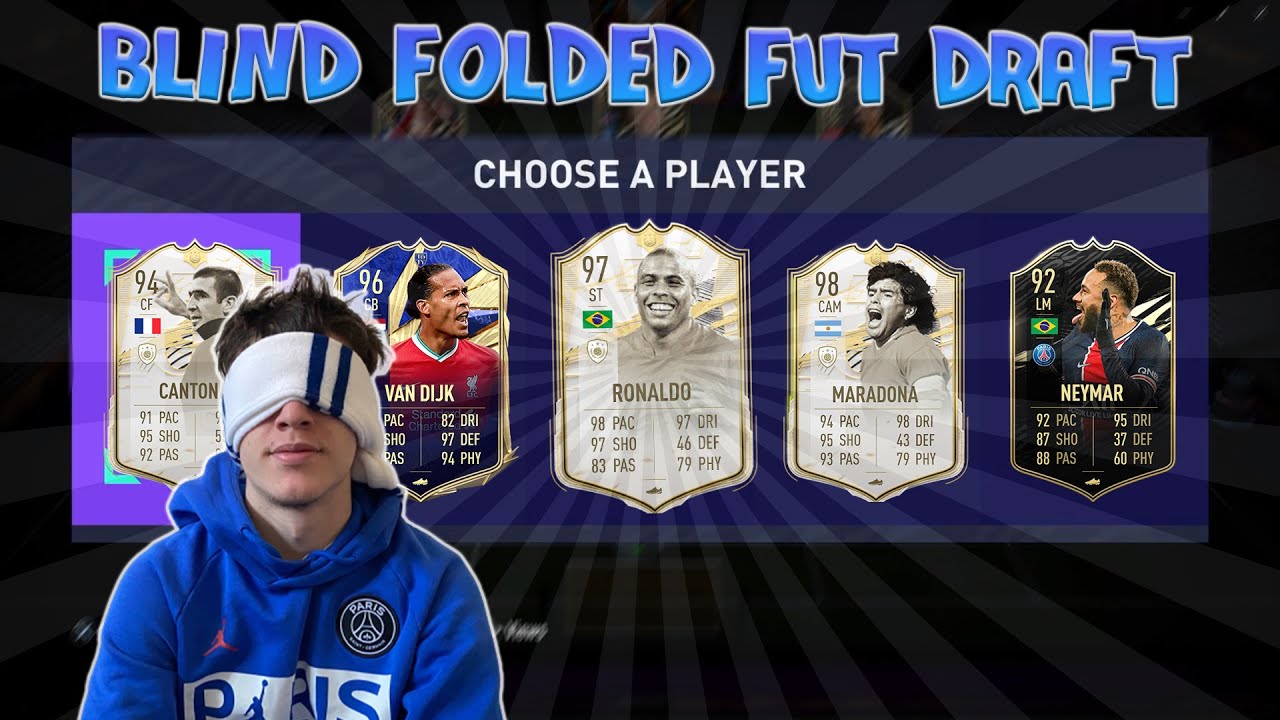 EPIC BLINDFOLDED FUT DRAFT!!! FIFA 21