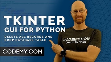Delete All Database Record And Drop Table - Python Tkinter GUI Tutorial #179