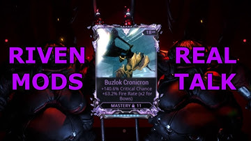 Warframe - Riven Mods (Real Talk)