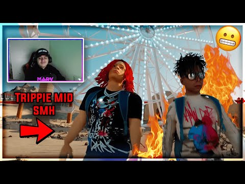iann dior - shots in the dark (feat. @Trippie Redd​) (Official Lyric Video) Reaction - MARV REACTS