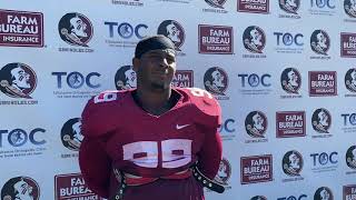 Fsu Dt Malcolm Ray On Preparing To Face His Hometown Team, The Miami Hurricanes