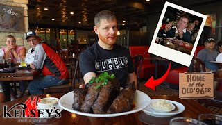 TAKING ON INDIANA'S BIGGEST STEAK CHALLENGE | THE OLD 96ER | KELSEY'S STEAKHOUSE