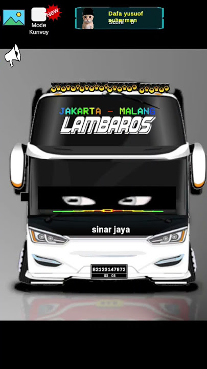 bus sinar jaya lambaros nada pou remix 24 not #basuri #bussinarjaya #pou