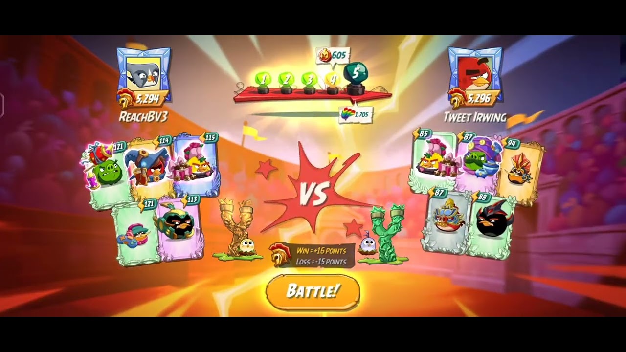  Angry Birds 2 Arena battle Today #240226