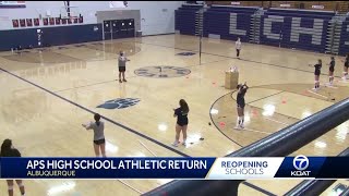 APS high school student athletes get ready to return to practice