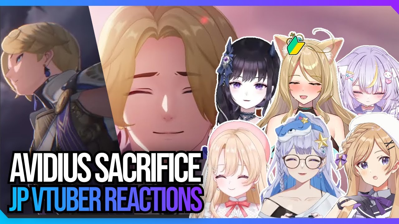 JP VTubers Cry Reacting to Avidius Sacrifice | Wuthering Waves 2.7 Main Story Reaction