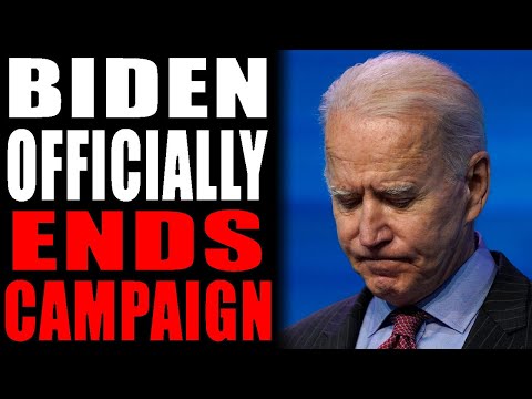 Biden Officially Drops Out of 2024 Presidential Campaign