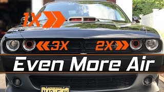 Challenger Penger Headlight Intake - Ram Air X3 With Spectre 3 Tube