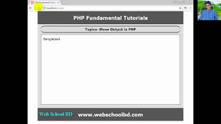 PHP Fundamental Tutorial Part-4 || Web School BD