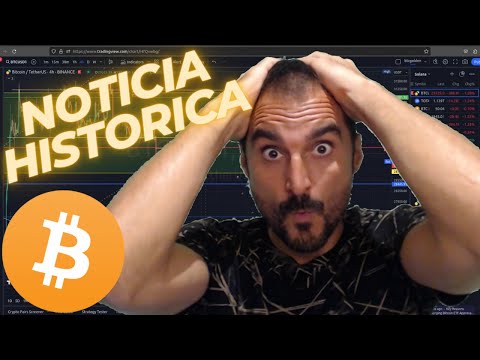 NOTICIA HISTORICA!!, ESTO LO PUEDE CAMBIAR TODO, ANALISIS BITCOIN HOY.