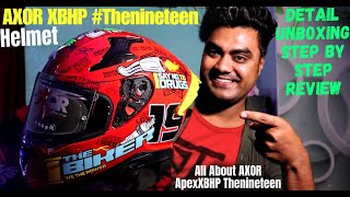 AXOR XBHP #Thenineteen Helmet | Detail Unboxing & Full Review | All About AXOR ApexXBHP Thenineteen🔥 screenshot 1