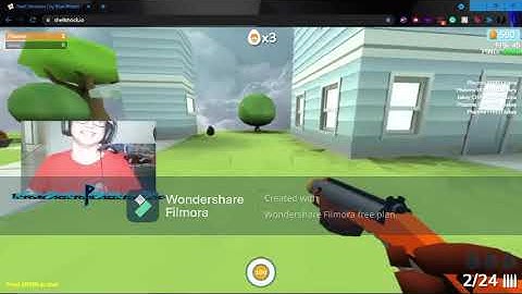 1v1-ing my friend in shell shockers