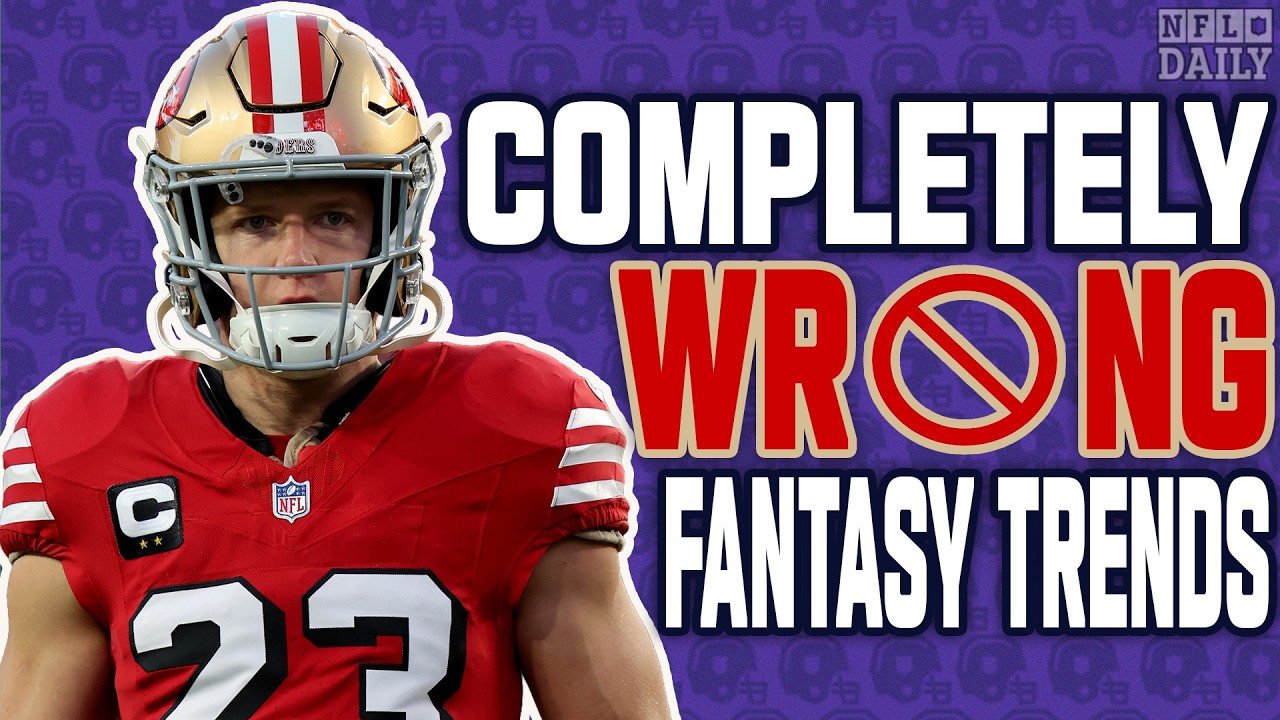 4 Completely WRONG Fantasy Football Trends | McCaffery or Saquon? WRs over RBs! Beware of Jeanty?