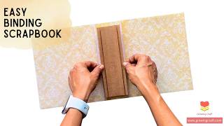 Shabby Chic Scrapbook Base making tutorial for beginners #scrapbookingprocess #diyart #handmadegifts