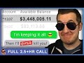 Scammer Loses His Mind Over $3,000,000 (Unedited Full Call)