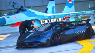 AKU MENCIPTAKAN MOBIL MONSTER 1300KMH PAGANI HUAYRA DI GTA 5 ROLEPLAY