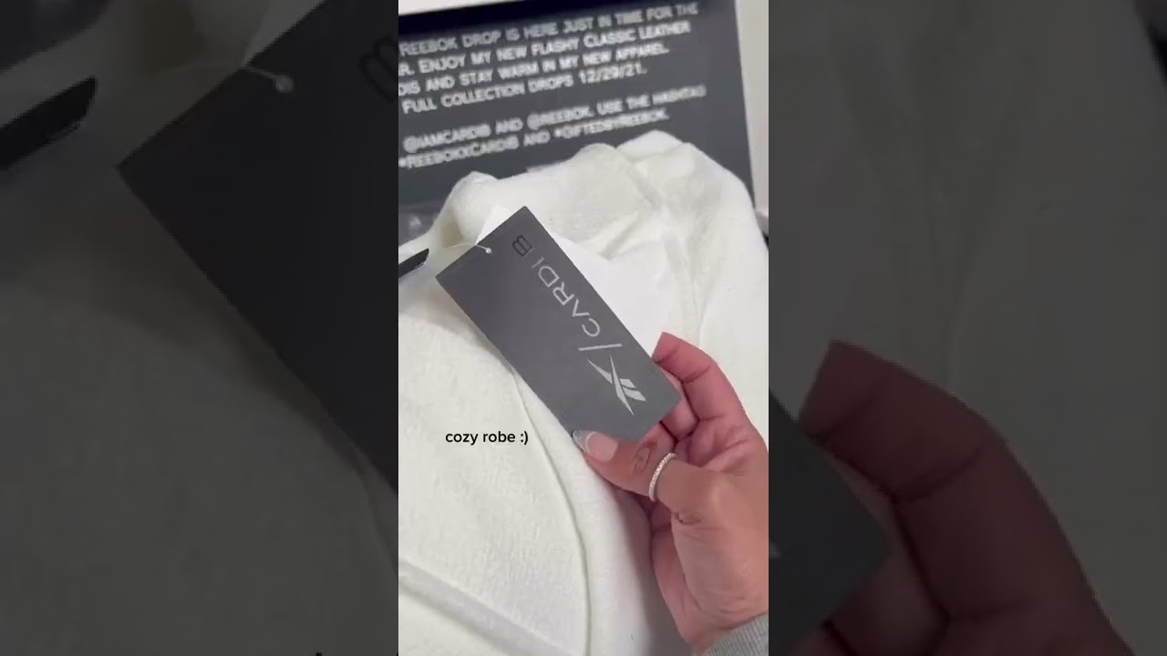 unboxing the new @Reebok and @Cardi B sneaker collection 🤍 tysm for gifting to me, so excited to w