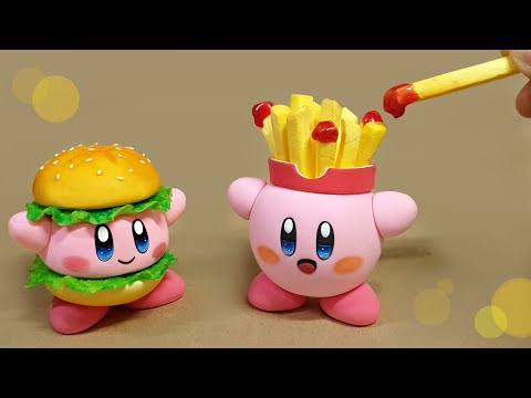 DIY <strong>Star</strong> Kirby Hamburger &amp;<strong>amp</strong>; French Frites ★ Making  <strong>Star</strong> Kirby Hamburger set ★Kirby Figure ★カービィ