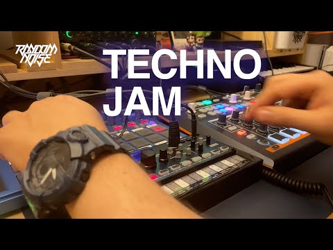 Techno Jam Session Arturia Drumbrute Impact Korg Volca Nubass Electribe 2
