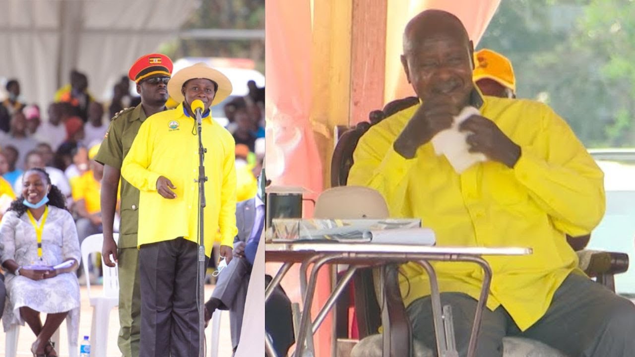 "🤣🤣🤣🤣Teacher Mpamire's Hilarious Jokes Bring Tears of Joy to President Museveni and Mama Janet! 😂🤣