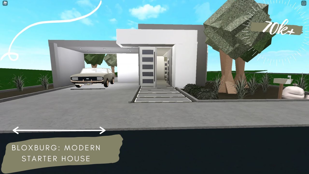 Bloxburg Modern Starter Home 70K Flxez Roblox YouTube